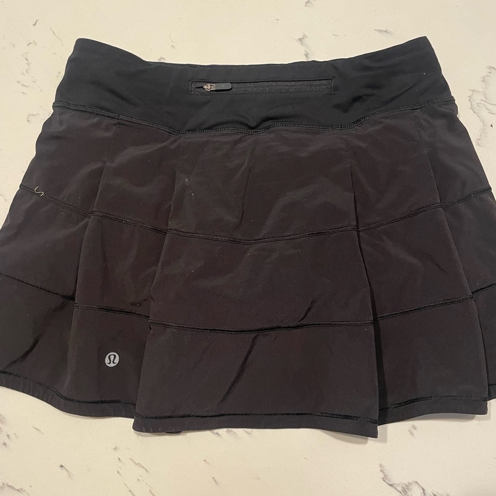 lululemon athletica Classic Black Skater Skirt